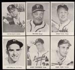 1950s Milwaukee Braves (and Yogi Berra) 5" x 7" Photo - Lot of 13