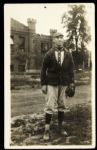 1910 Circa Vintage Real Photo Baseball Postcard 