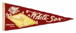 1950s Chicago White Sox Full-Size Pennant - Lot of 2 