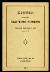 1941 Old Time Boxers Program - With Jack Jeffries 