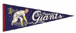 1958 San Francisco Giants Full Size Pennant - First Year in San Francisco