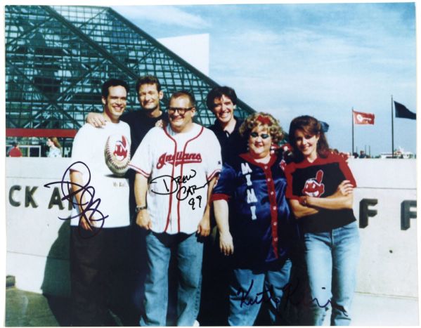 1999 Drew Carey Show Signed Original 11" x 14" Photo With Drew Carey Kathy Kenney & Diedrich Bader
