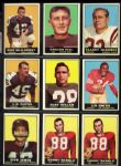 1959-77 Football Card Collection - 171 Cards With Many Stars and Hall of Famers 1962 Jack Kemp