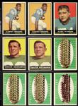 1959-77 Football Card Collection - 171 Cards With Many Stars and Hall of Famers 1962 Jack Kemp