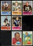 1959-77 Football Card Collection - 171 Cards With Many Stars and Hall of Famers 1962 Jack Kemp