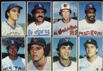 1980 Topps Super-Sized Card - Lot of 50 