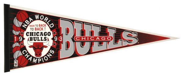 1970s-90s Football Basketball & Baseball Pennant - Lot of 15 