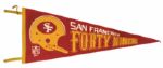 1970s-90s Football Basketball & Baseball Pennant - Lot of 15 