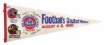 1970s-90s Football Basketball & Baseball Pennant - Lot of 15 