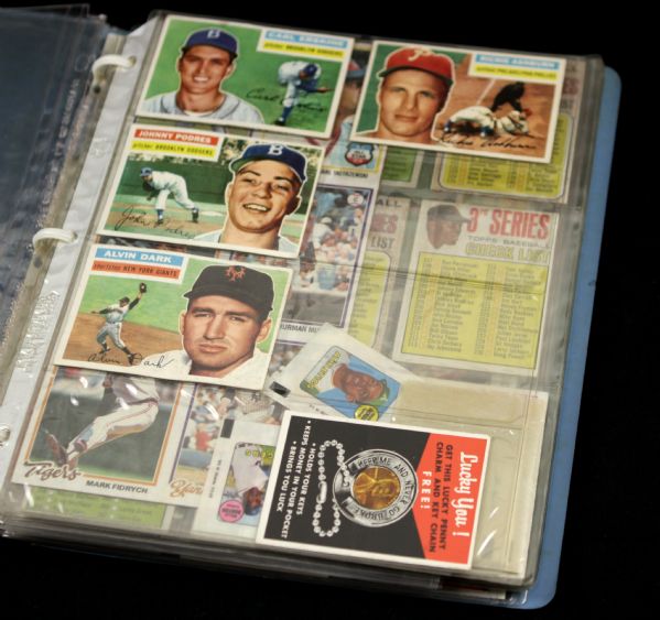 1956-90s Card Collection w/Topps Stamps (2) Jack Kemp Bills Cards (19) 1969 Topps Decals w Mickey Mantle Reggie Jackson (4) 1956 Topps Cards UPDATED DESCRIPTION 