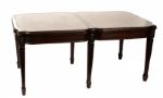 1940 Coffee Table Presented To Arch Ward For Help With College All Star Game w/Gold Placard on Front