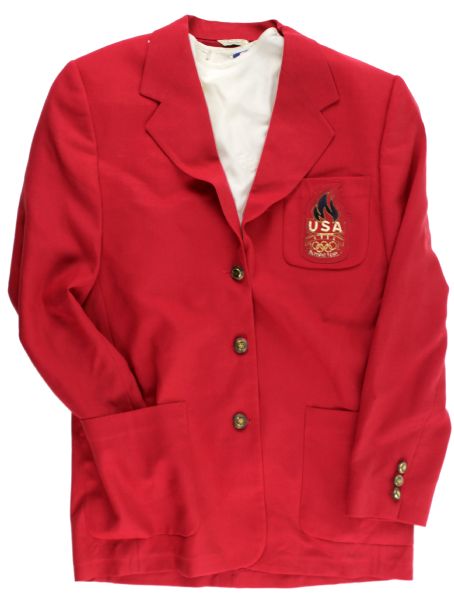1996 Kim Batten Olympics Worn Opening Ceremonies Outfit From Olympics She Won Silver Medal