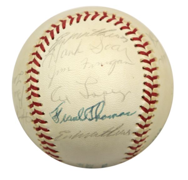 1973-84 Baseball Greats Multi Signed OAL (MacPhail) Baseball w/ 19 Sigs. Incl. (2) Mathews Robin Roberts Larry Doby - JSA