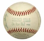 1973-84 Baseball Greats Multi Signed OAL (MacPhail) Baseball w/ 19 Sigs. Incl. (2) Mathews Robin Roberts Larry Doby - JSA