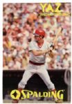 1970s Carl Yastrzemski Boston Red Sox Spalding Consultant 22 1/2" x  33" Store Display 
