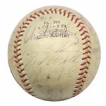 1961 Boston Red Sox Team Signed Baseball w/28 Sigs. Incl. Carl Yastrzemski & Pinky Higgings - JSA