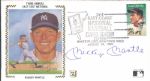 1990 Mickey Mantle New York Yankees Signed Third East Coast National Silk Cachet - JSA 