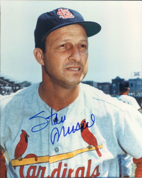 1980s Stan Musial St. Louis Cardinals Signed 8" x 10" Photo - JSA 