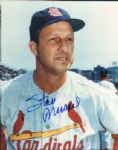 1980s Stan Musial St. Louis Cardinals Signed 8" x 10" Photo - JSA 