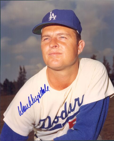 1980s Don Drysdale Los Angeles Dodgers Signed 8" x 10" Photo - JSA 
