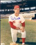 1980s Cincinnati Reds Big Red Machine Signed 8 x 10 - Lot of 10 w/ (2) Rose (3) Joe Morgan One Group Photo Gullet & Griffey Sr. - JSA 