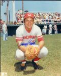 1980s Cincinnati Reds Big Red Machine Signed 8 x 10 - Lot of 10 w/ (2) Rose (3) Joe Morgan One Group Photo Gullet & Griffey Sr. - JSA 