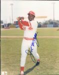 1980s Cincinnati Reds Big Red Machine Signed 8 x 10 - Lot of 10 w/ (2) Rose (3) Joe Morgan One Group Photo Gullet & Griffey Sr. - JSA 
