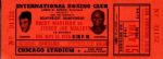 1953 Rocky Marciano vs. Jersey Joe Walcott Full Ticket - From Actual Fight 