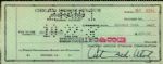 1937 Arthur Wirtz Chicago Blackhawks Owner Signed Check - From Championship Season - JSA 