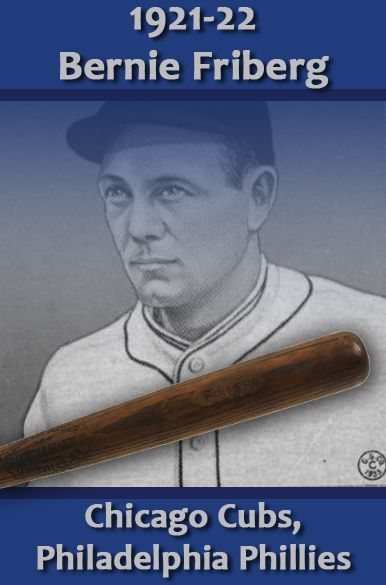 1921-22 Bernie Friberg H&B Louisville Slugger Professional Model Bat Philadelphia Phillies (MEARS Auction LOA)