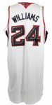 2007-08 Marvin Williams Atlanta Hawks Game Worn Signed Jersey w/ Mei Gray Label - MEARS LOA & JSA