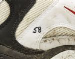 1996 Derrick Thomas Kansas City Chiefs Game Worn Cleats (MEARS Auction LOA) 