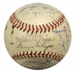 1964 San Francisco Giants Team Signed ONL (Giles) Baseball w/25 Sigs. Incl. Willie McCovey Willie Mays - JSA 