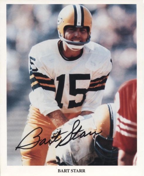 1960s Bart Starr Green Bay Packers Signed 8" x 10" Photo - JSA 