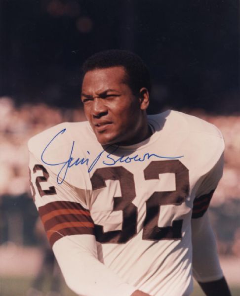 1990s Football Greats Signed Photo & Magazine- Dan Marino SI Y.A. Tittle Wesley Walker Jim Brown 8" x 10" - JSA 