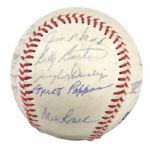 1970s-80s Milwaukee Atlanta Braves Multi Signed Baseball w/19 Sigs. Incl. Warren Spahn Eddie Mathews Lou Burdette - JSA 