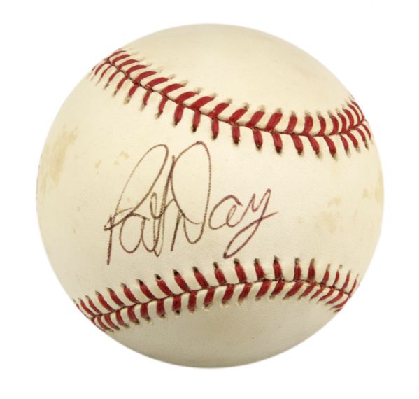 1994-2000 Pat Day Legendary Jockey Single Signed ONL (Coleman) Baseball - JSA 
