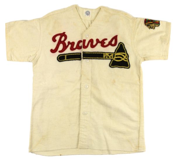1950s Milwaukee Braves Kids Flannel Jersey 