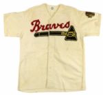 1950s Milwaukee Braves Kids Flannel Jersey 
