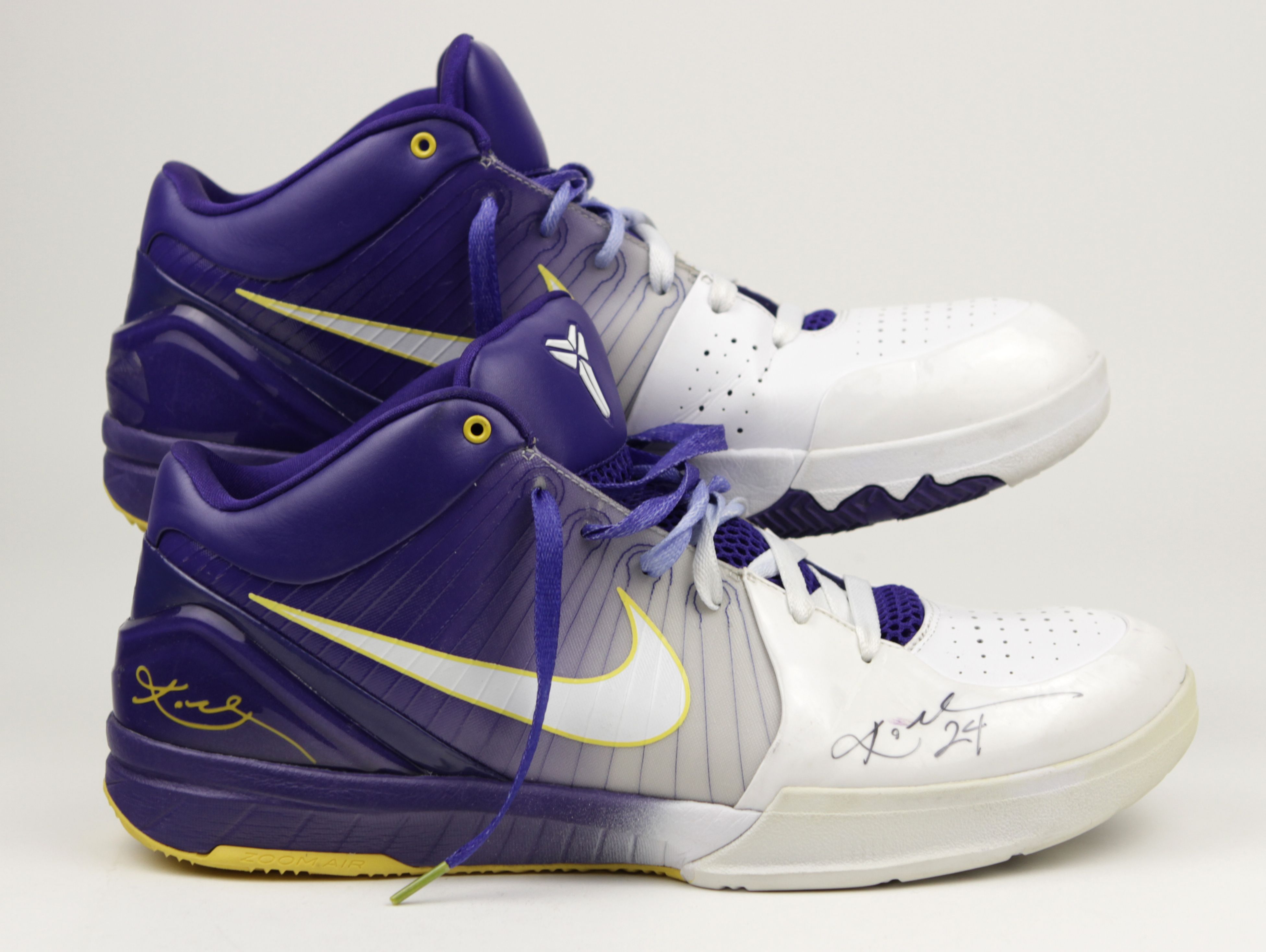 game worn kobe shoes