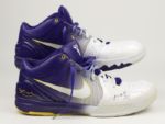 2009-10 Kobe Bryant Los Angeles Lakers Game Worn Signed Personal Model Shoes (MEARS Auction LOA)