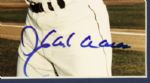 1990s Hank Aaron Milwaukee Braves Signed 16 x 12 Photo Display - JSA 