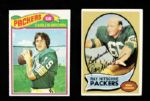 1970-77 Ray Nitschke & Carlos Brown Green Bay Packers Signed Football Card - Lot of 2 - JSA