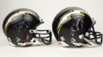 2000s Junior Seau & Drew Brees San Diego Chargers Signed Individual Mini-Helmets - JSA