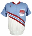 1987-88 Jawann Oldham Sacremento Kings Game Worn Warmup Uniform (MEARS Auction LOA)