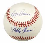 1980-90s Collection of Signed Baseballs - Lot of 12 w/Branca & Thompson Grace Blackwell Vida Blue - JSA 