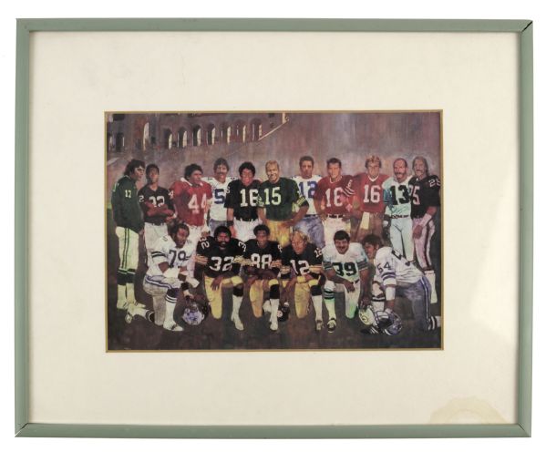 1960s to 80s NFL Greats 5" x 7" Artwork