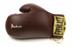 1990s Muhammad Ali Signed 14 Oz. Everlast Boxing Glove - JSA