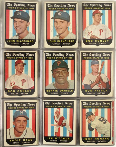 1957-81 Topps Baseball Card Collection - Over 775 Cards w/Babe Ruth Thurman Munson Clemente Rose  MOST 1960s