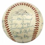 1948-81 Minor League Team Signed Baseball - PCL Tucson Toros & Aberdeen Pheasants (MEARS Auction LOA)